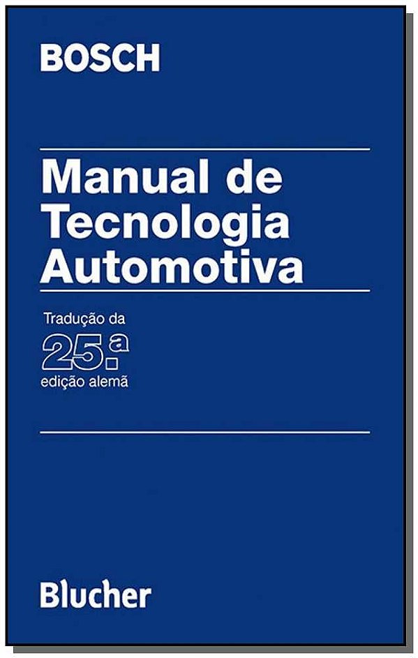 Livro Manual de tecnologia automotiva