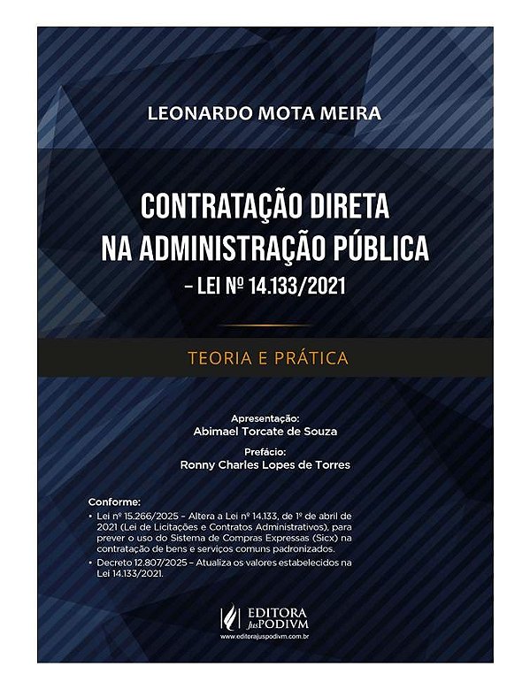 Contratação Direta Na Administração Pública Lei Nº 14.133/2021 - Teoria E Prática (2026)