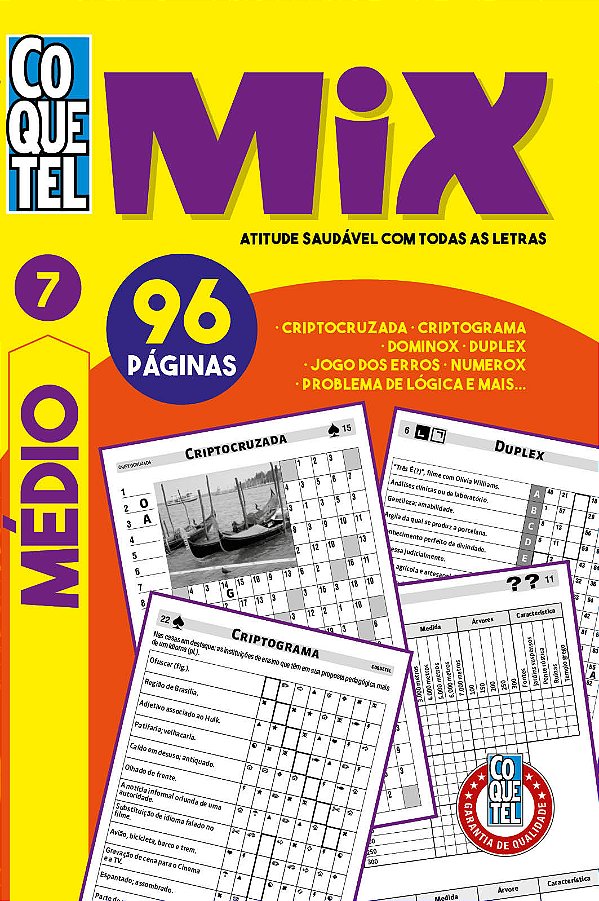 Livro Livro Coquetel Mix 7: Nível Médio
