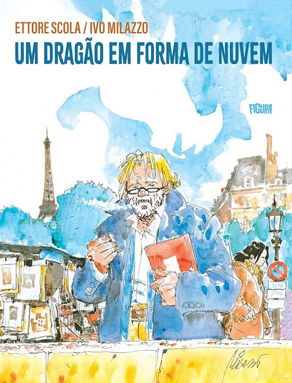 Um dragão em forma de nuvem
