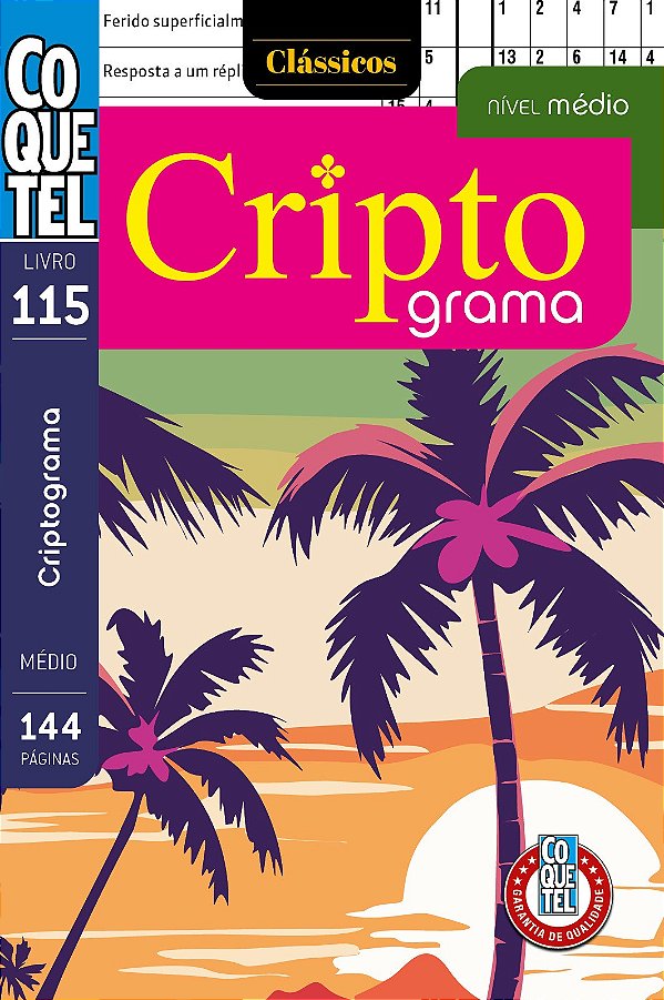 Livro Coquetel Criptograma 115