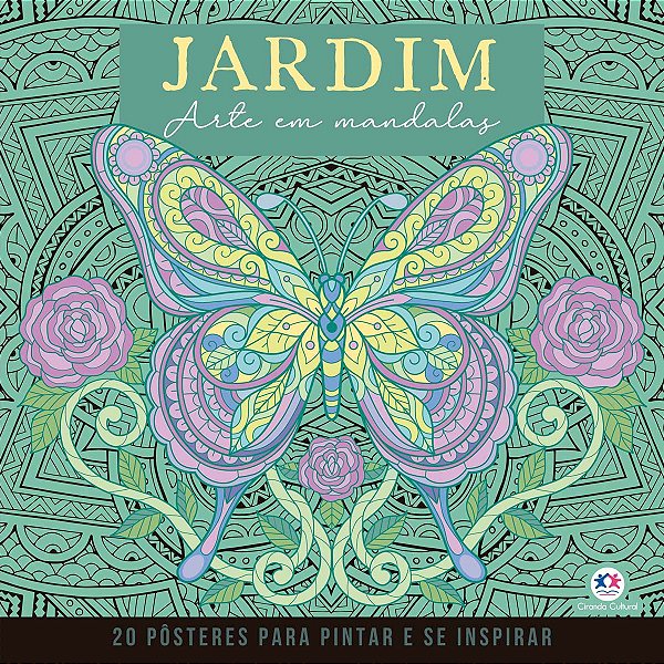 Livro Jardins - Mandalas para Pintar e se Inspirar