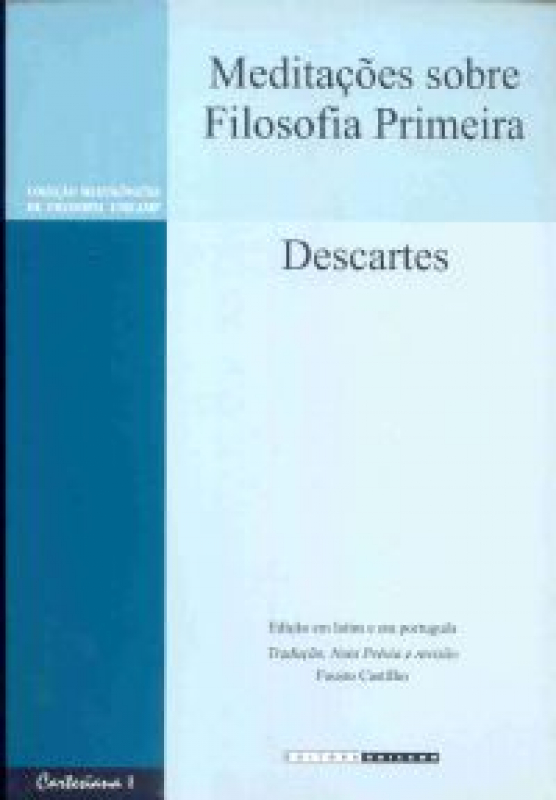 Livro Meditações sobre filosofia primeira