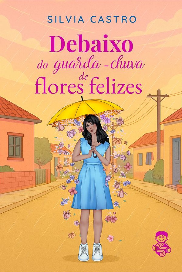Livro Debaixo Do Guarda-Chuva De Flores Felizes