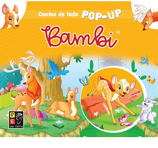 Livro Contos de fadas pop - up bambi