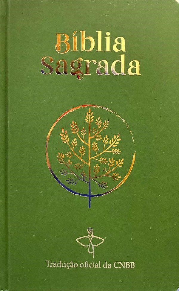 Livro Biblia Sagrada - Capa Verde - Oliveira