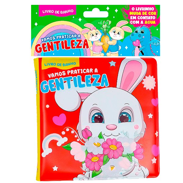 Livro Vamos Praticar a Gentileza Livro de Banho