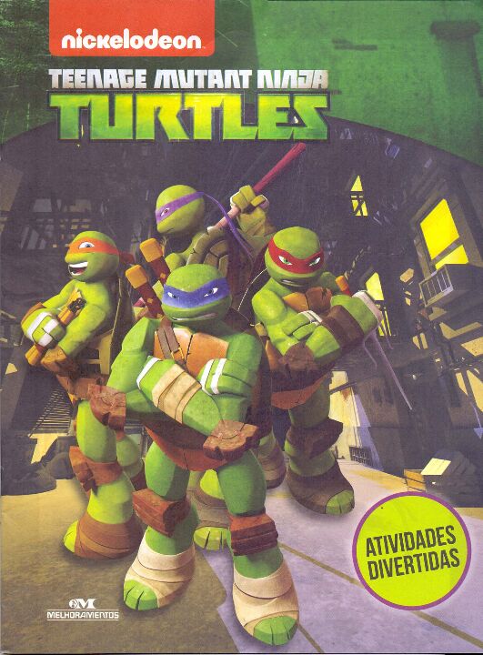 Livro Atividades Divertidas - Tartarugas Ninja