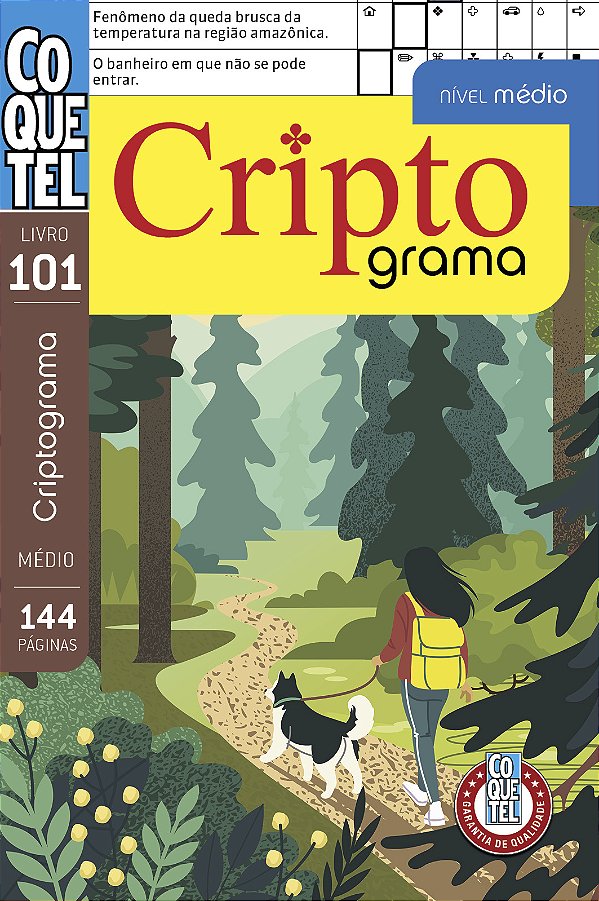 Livro Coquetel - Criptograma - Nivel Médio - Livro 101