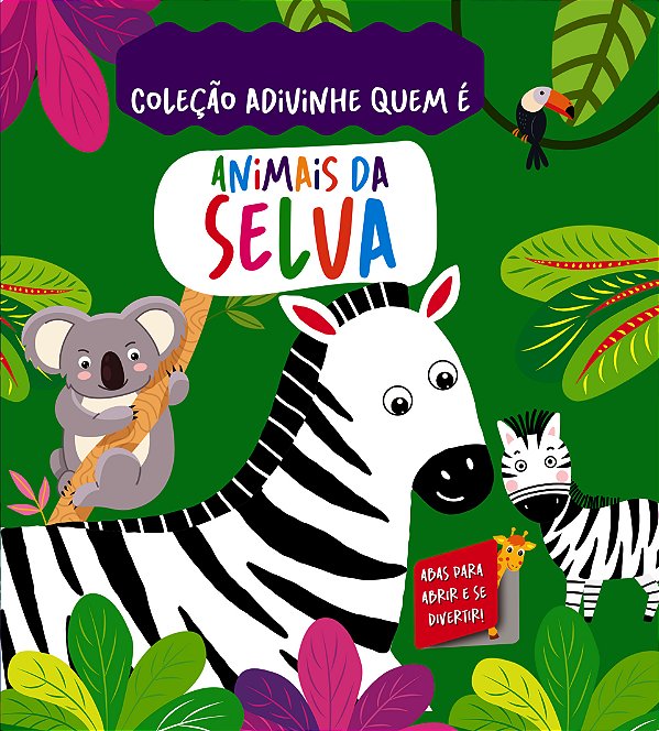 Livro Coleção Adivinhe Quem É? - Animais da Selva