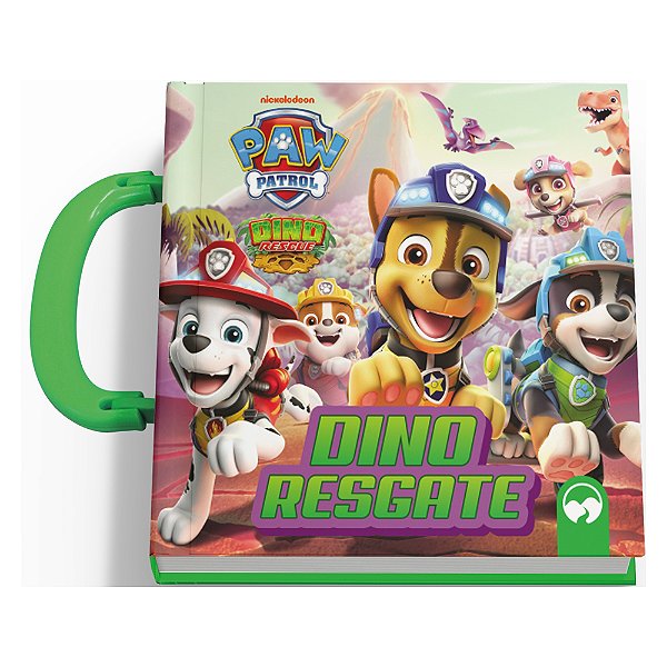 Patrulha canina: dino resgate - leio, levo, amo: livro infantil com alça