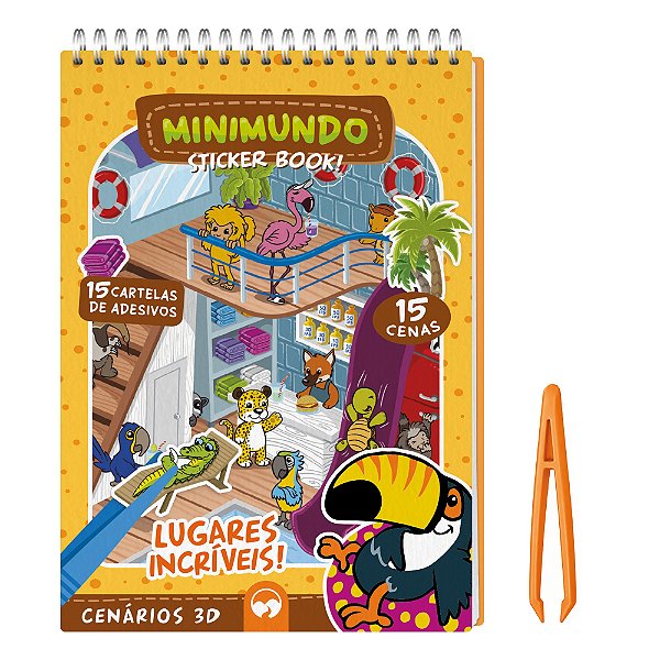 Lugares Incríveis - Minimundo Sticker Book
