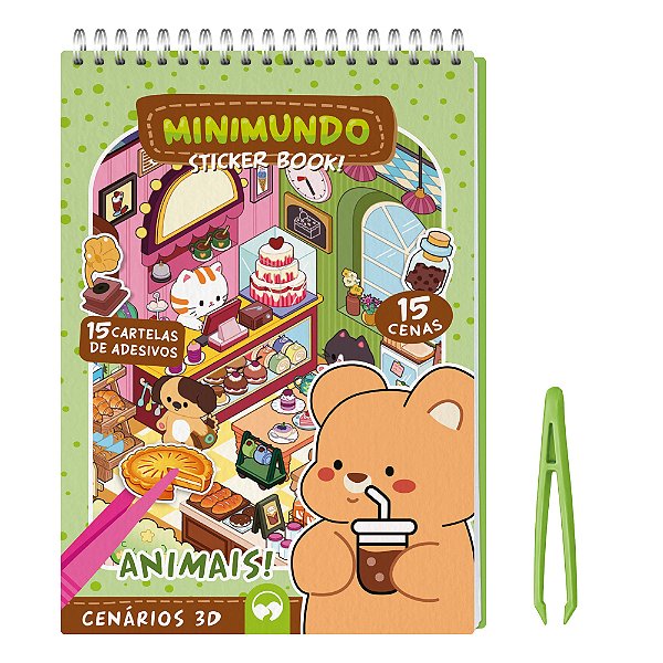 Animais - Minimundo Sticker Book