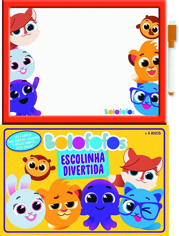 Livro Bolofofos Escolinha Divertida - Alfabeto