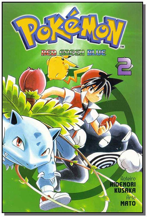 Livro Pokémon: red green blue vol. 2