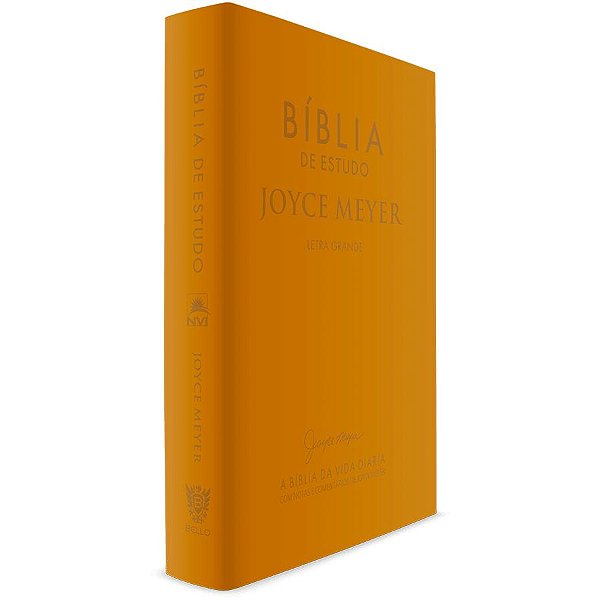 Livro Bíblia Estudo Jm - Mostarda - Grande
