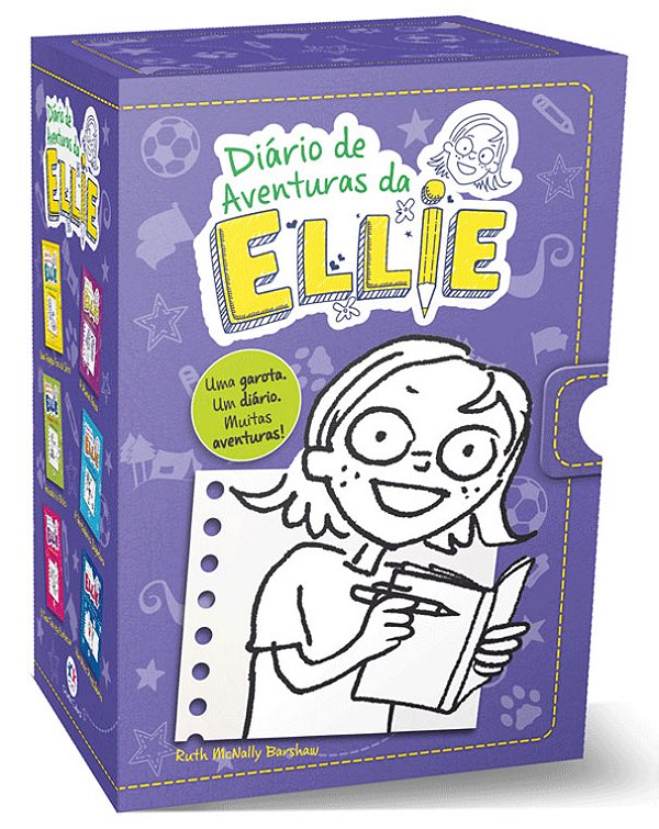 Livro Box diário de aventuras da Ellie
