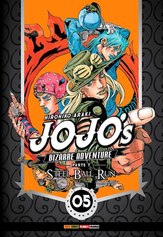 Livro Jojo's bizarre adventure – parte 7 – steel ball run 05 (V...