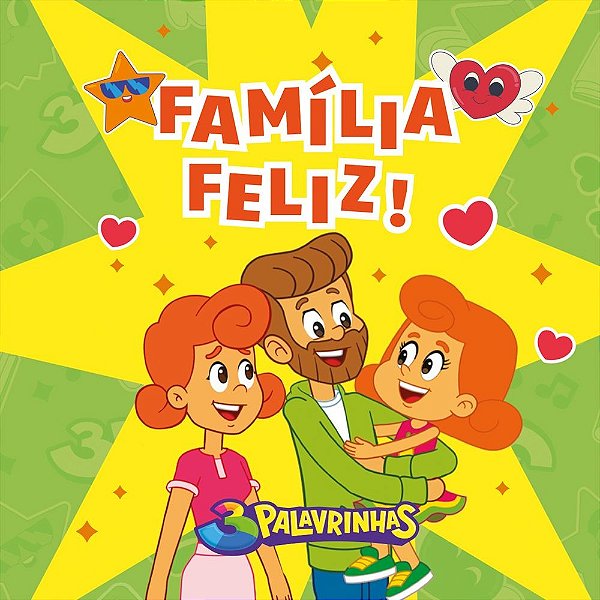 Livro de atividades 3 palavrinhas | Familia Feliz: Atividades de desenvolvimento motor e cognitivo da criança