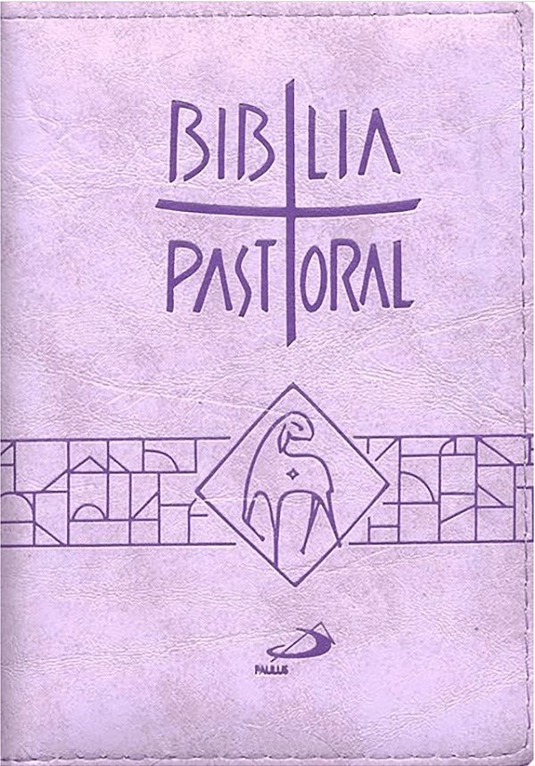 Livro Bíblia Pastoral - Bolso - Zíper: Lílas
