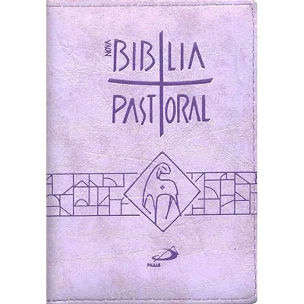 Livro Bíblia Pastoral - Média - Zíper: Lilás