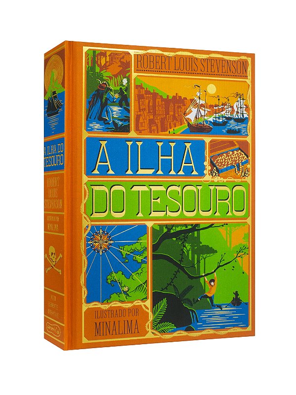 A Ilha do Tesouro – Edição de luxo ilustrada e com elementos interativos do estúdio MinaLima