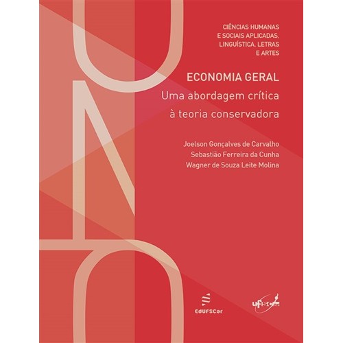 Livro Economia geral - Uma abordagem critica a teoria con...