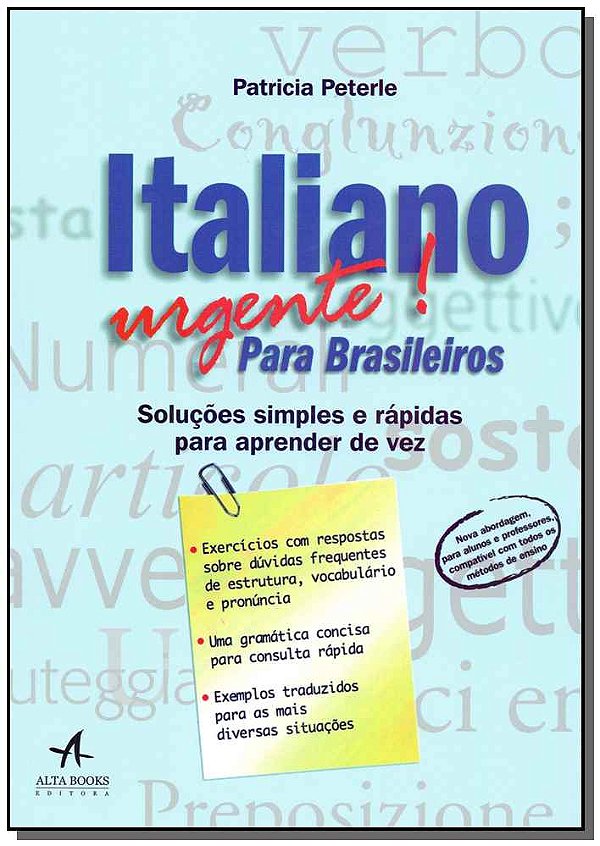 Livro Italiano urgente! Para brasileiros