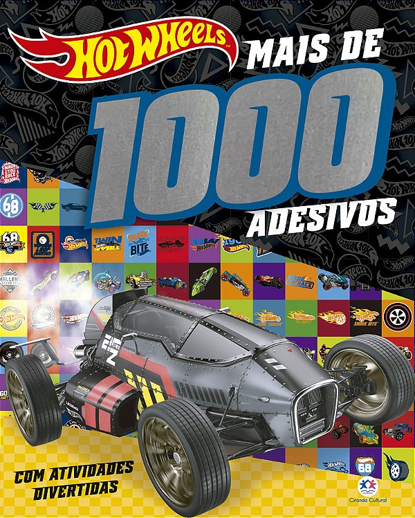 Livro Hot Wheels - Mais de 1000 adesivos