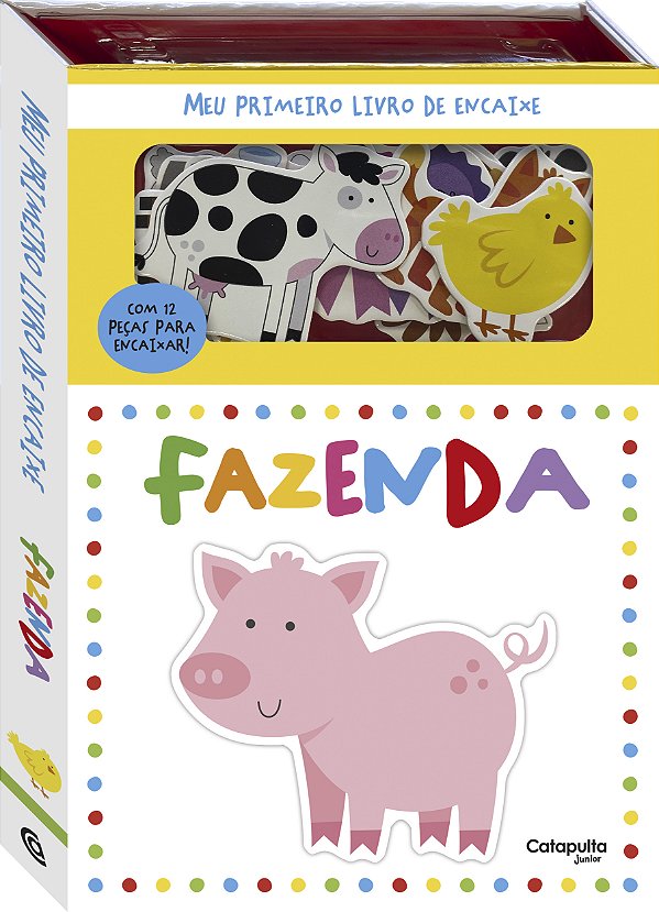 Livro Meu primeiro livro de encaixe: fazenda