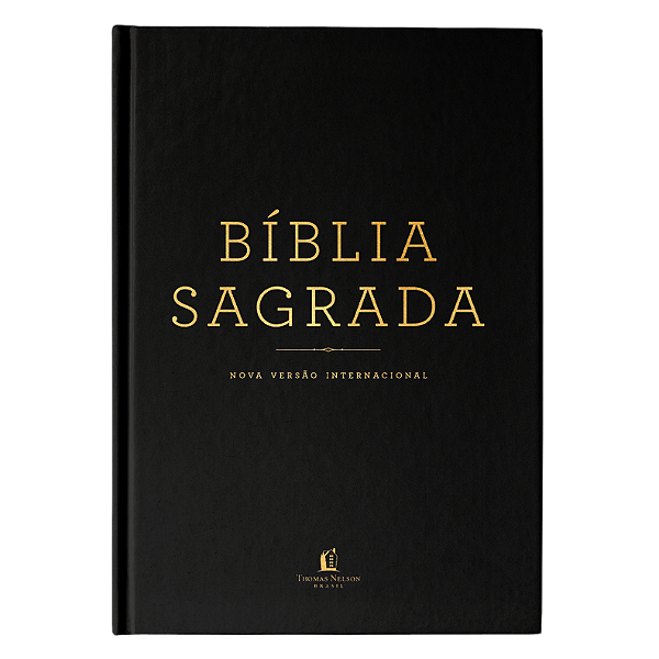 Livro Bíblia Nvi, Capa Dura, Preta, Econômica, Clássica