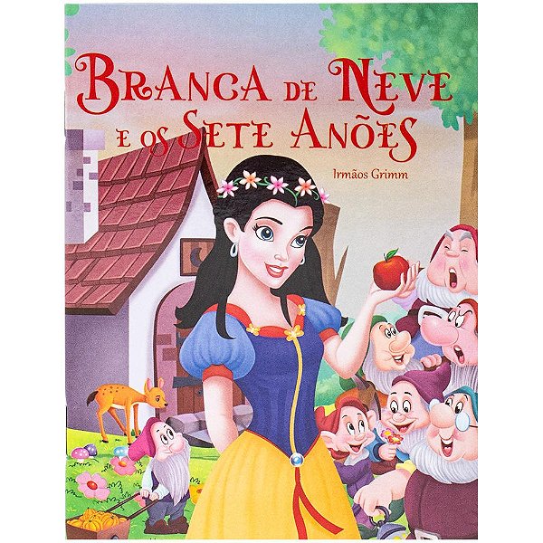 Livro Mini - Princesas: Branca de Neve e os Sete Anões