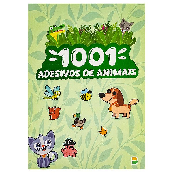 Livro 1001 Adesivos: Animais