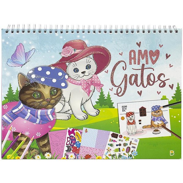 Meu Livro Alegre: Amo Gatos