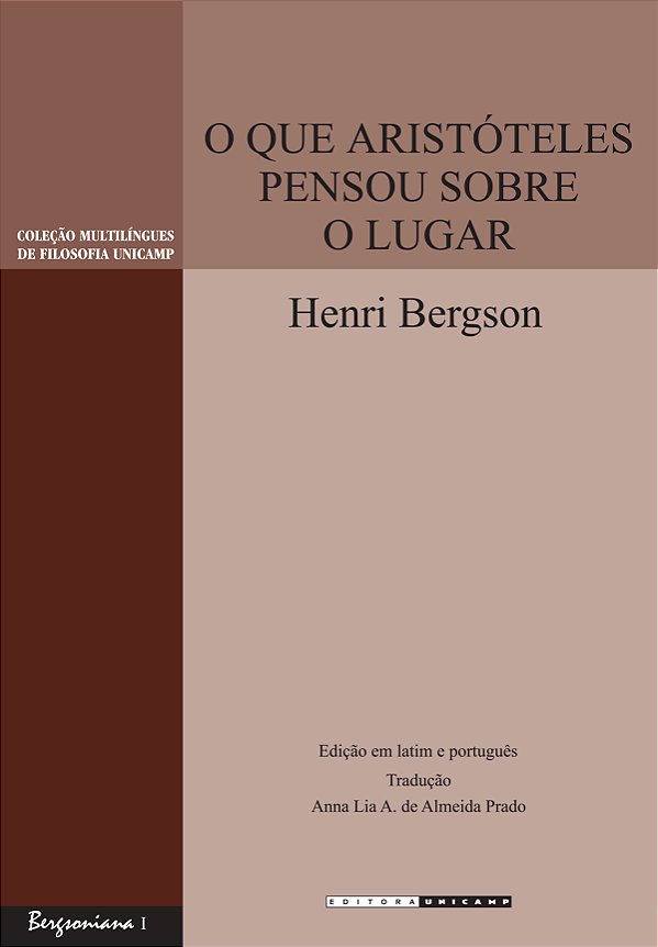 Livro O que Aristóteles pensou sobre o lugar