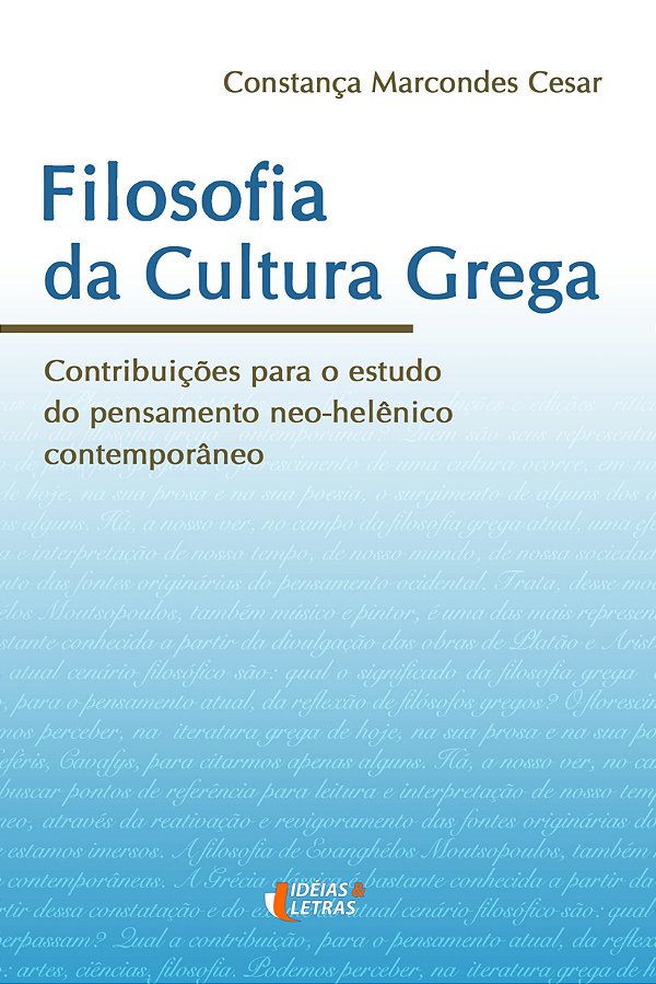 Livro Filosofia Da Cultura Grega