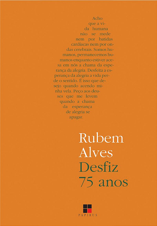 Livro Desfiz 75 Anos