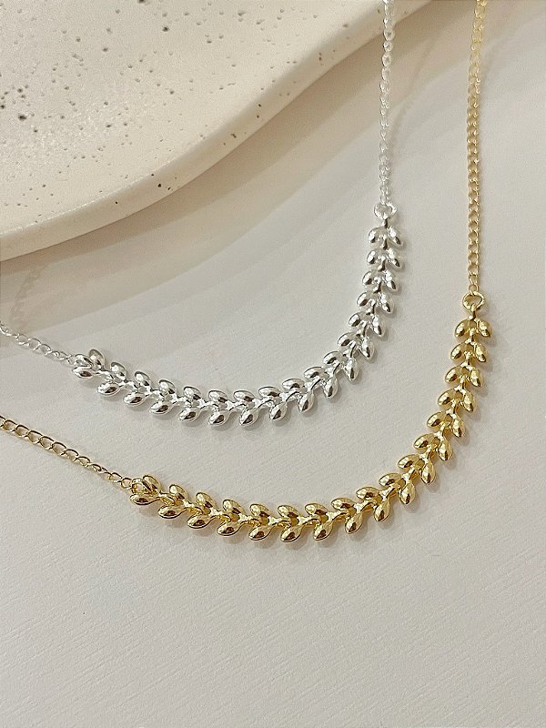 Tornozeleira Ramo De Folhas