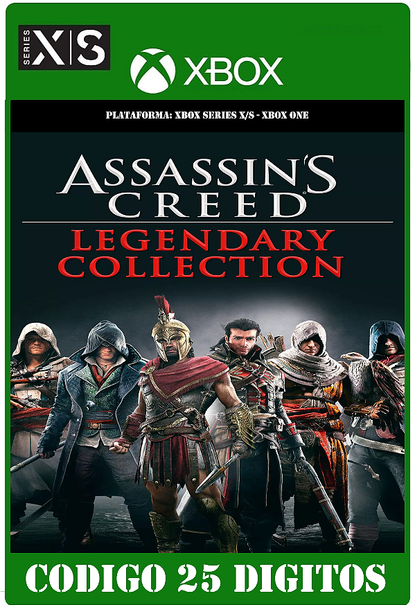 Assassin's Creed - Legendary Collection - Xbox (Código 25 Dígitos) Mídia Digital
