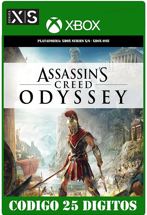 Assassins Creed Odyssey - Xbox (Código 25 Dígitos) Mídia Digital