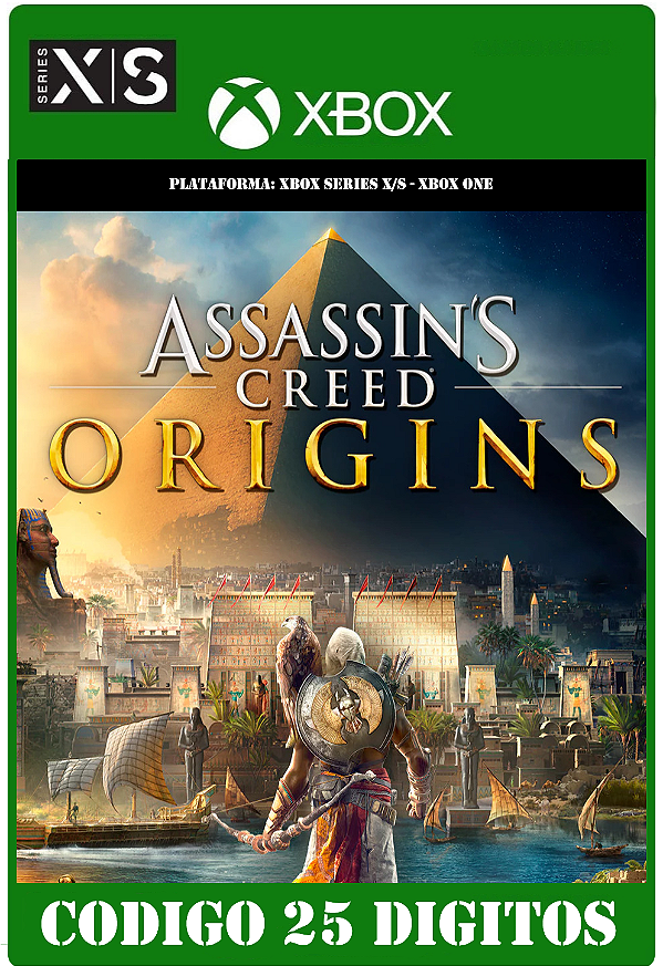 Assassin's Creed Origins - Xbox (Código 25 Dígitos) Mídia Digital