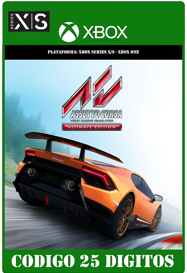 Assetto Corsa Ultimate Edition - Xbox (Código 25 Dígitos) Mídia Digital