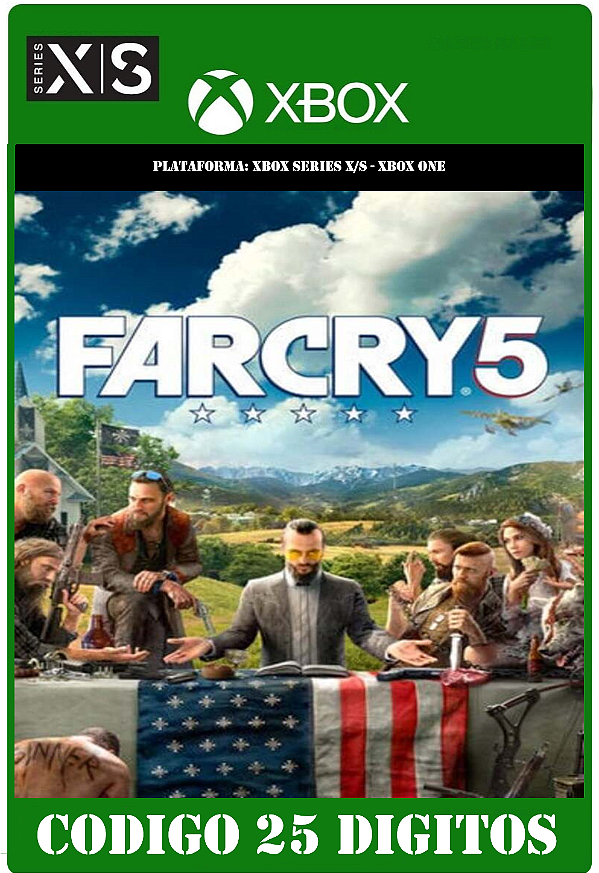 Far Cry 5 - Xbox (Código 25 Dígitos) Mídia Digital