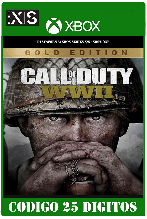 Call of Duty World War II  WWII - Gold Edition - Xbox (Código 25 Dígitos) Mídia Digital