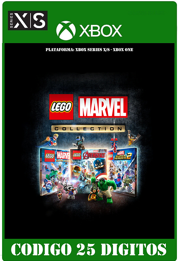Coleção LEGO Marvel - Xbox (Código 25 Dígitos) Mídia Digital