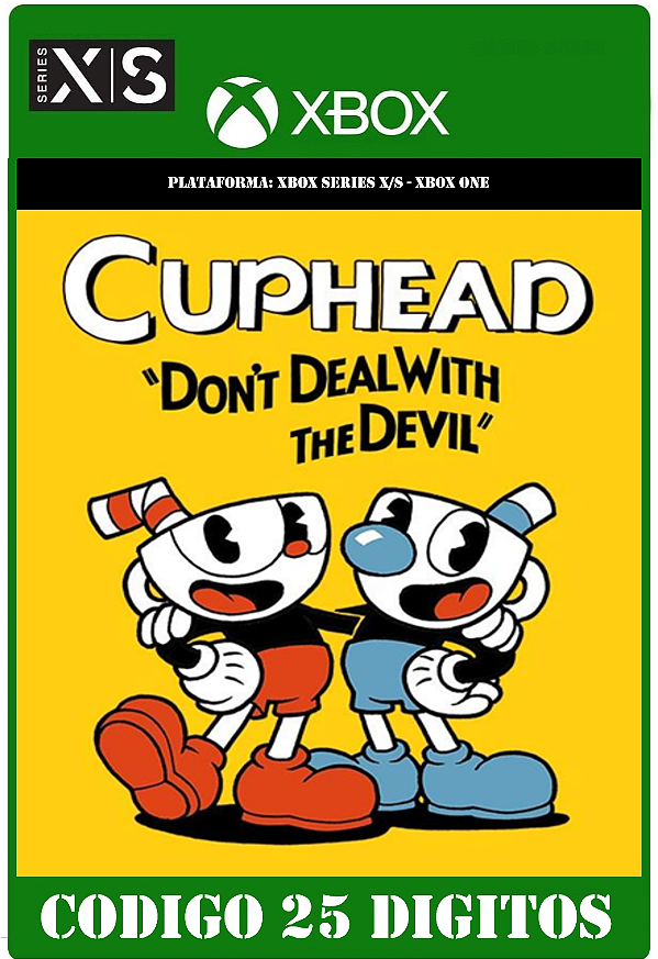 Cuphead - Xbox (Código 25 Dígitos) Mídia Digital