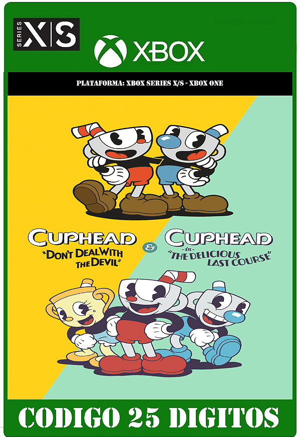 Cuphead & The Delicious Last Course - Xbox (Código 25 Dígitos) Mídia Digital