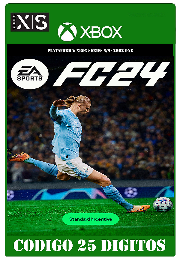 EA SPORTS FC 24 Standard - Xbox One / Series X|S (Código 25 Dígitos) Mídia Digital