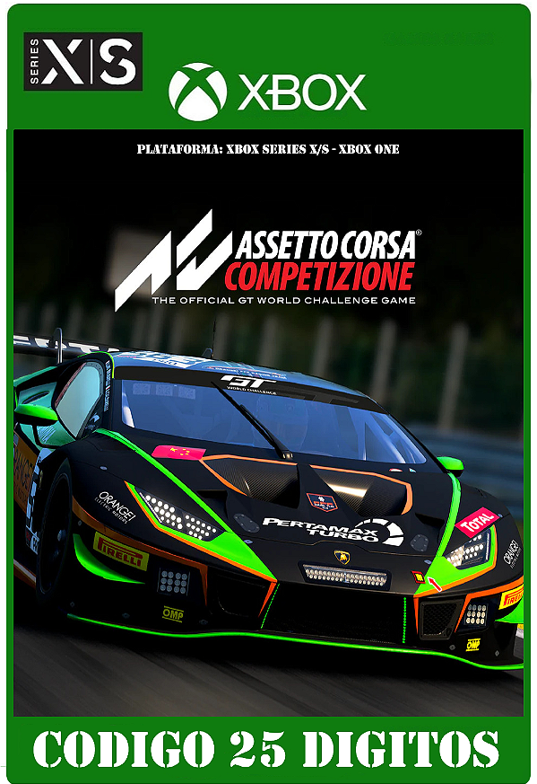 Assetto Corsa Competizione - Xbox One / Series X|S (Código 25 Dígitos) Mídia Digital