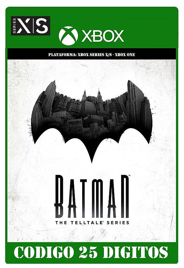 Batman: The Telltale Series - The Complete Season (Episodes 1-5) - Xbox One / Series X|S (Código 25 Dígitos) Mídia Digital